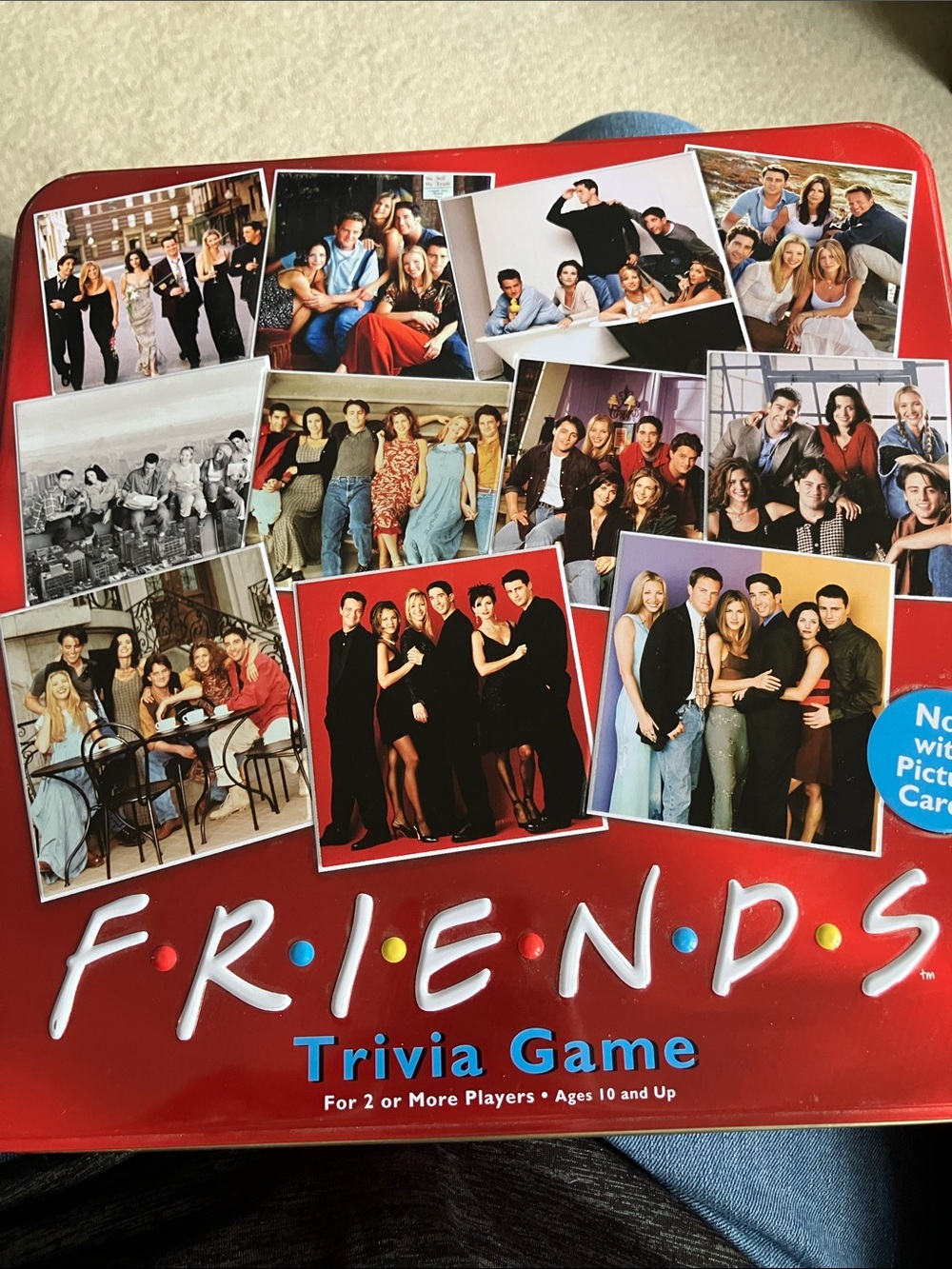 FRIENDS Trivia Game - Red Tin Box